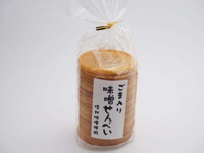 原山製菓 ごま入味噌せんべい 外装