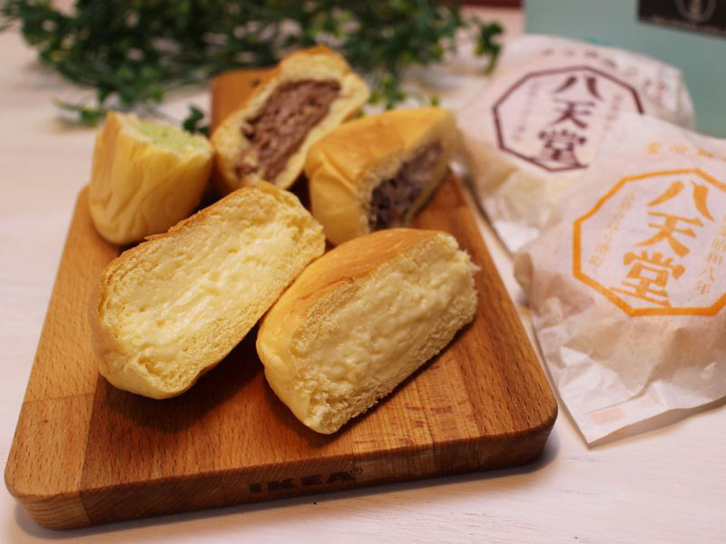 八天堂くりーむパン5種詰め合せの開封した写真