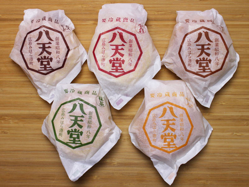 八天堂くりーむパン5種詰め合せ全部の写真