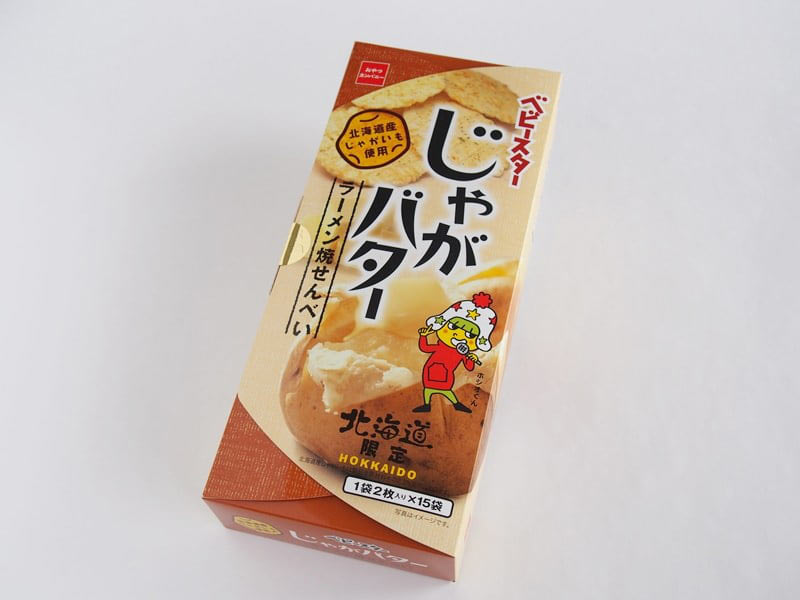 ジャガバターラーメン焼きせんべい　外装