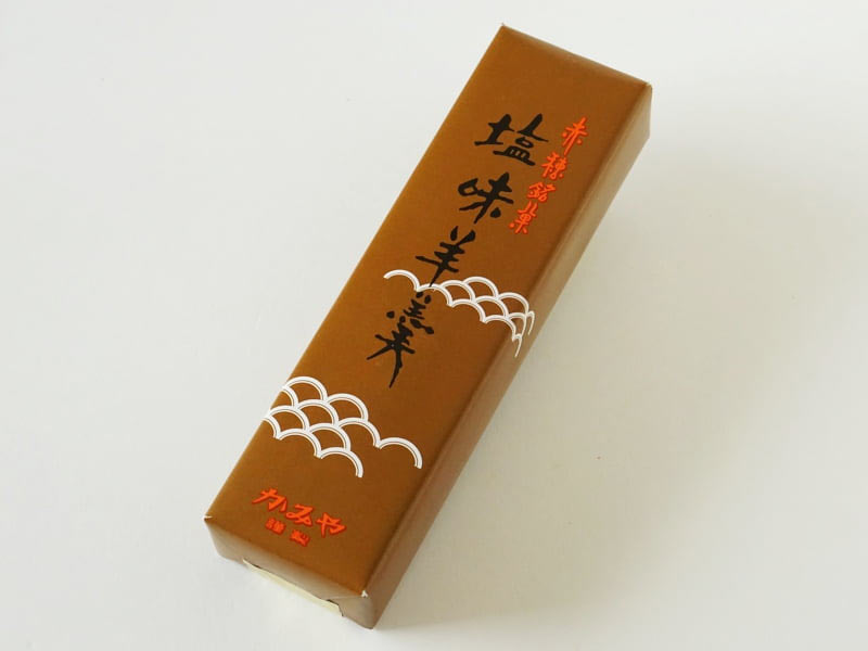 かみや製菓 塩味羊羹外装