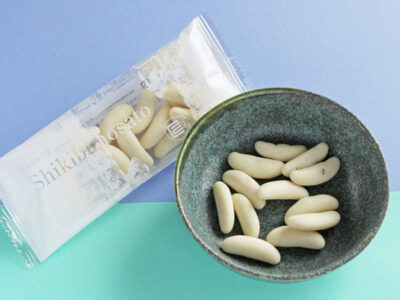 京こひし ショコラあられ 恋ひ舟(ホワイト)