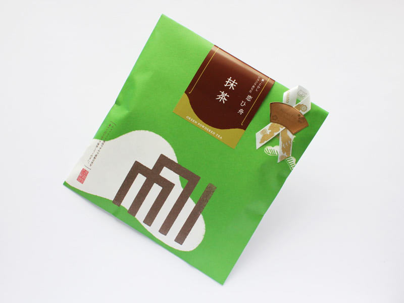 京こひし ショコラあられ 恋ひ舟(抹茶) 外装