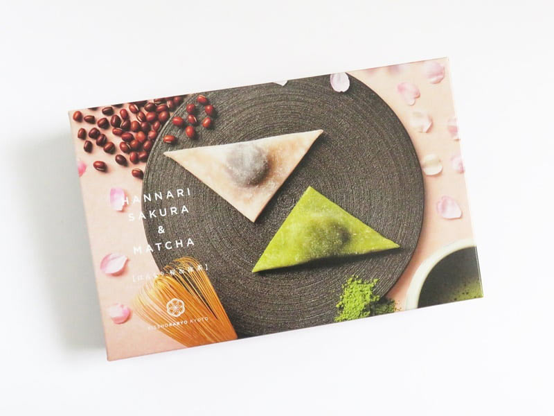 HANNARI(はんなり)生八つ橋 桜&抹茶 外装