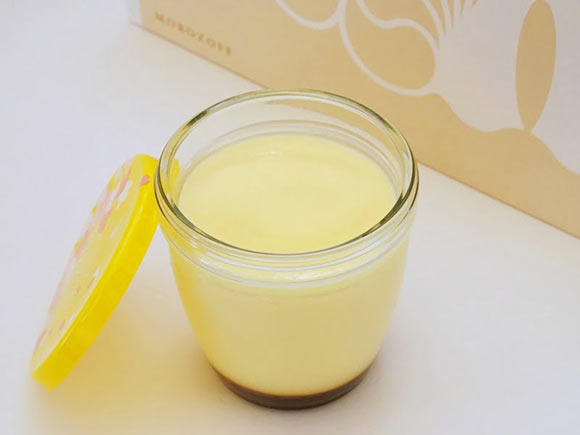 モロゾフ カスタードプリン開封後