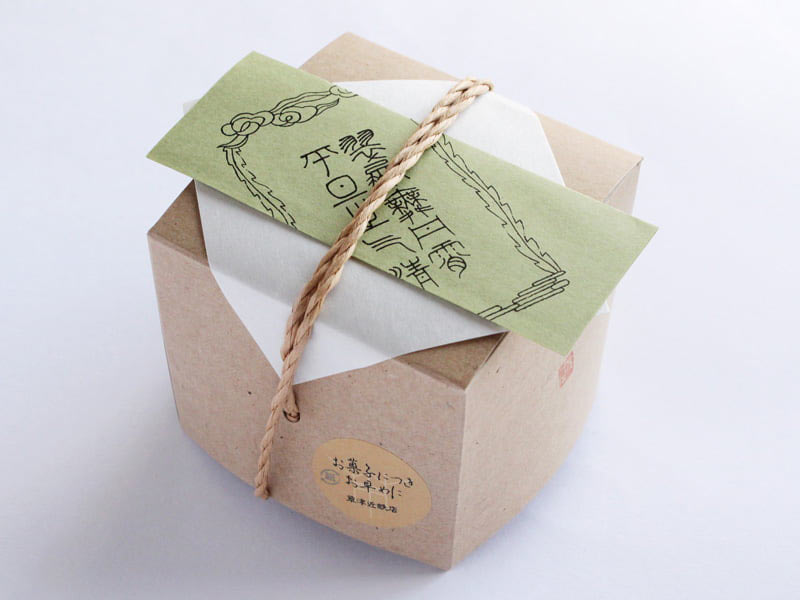 近江ひら餅 よもぎ餅 外装