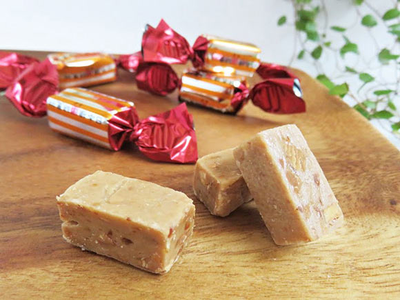 アーモンドスカッチ オレンジ 中身の写真