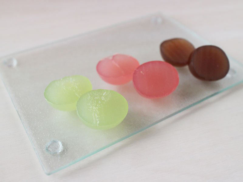 ぷっちんようかんをカットした写真