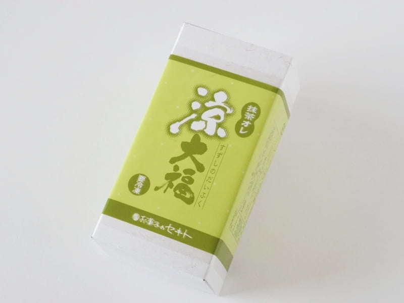 セキト 涼大福(すずしのだいふく) 抹茶オレ外装