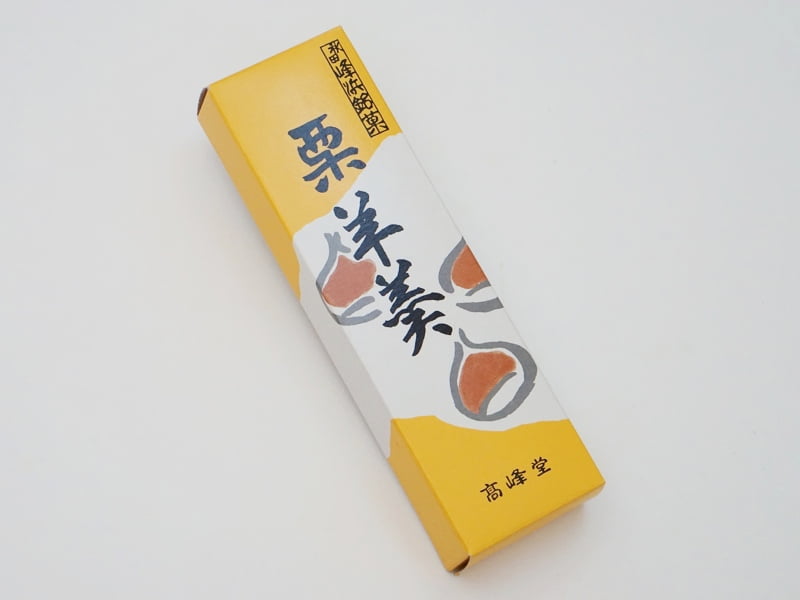 高峰堂 栗羊羹外装