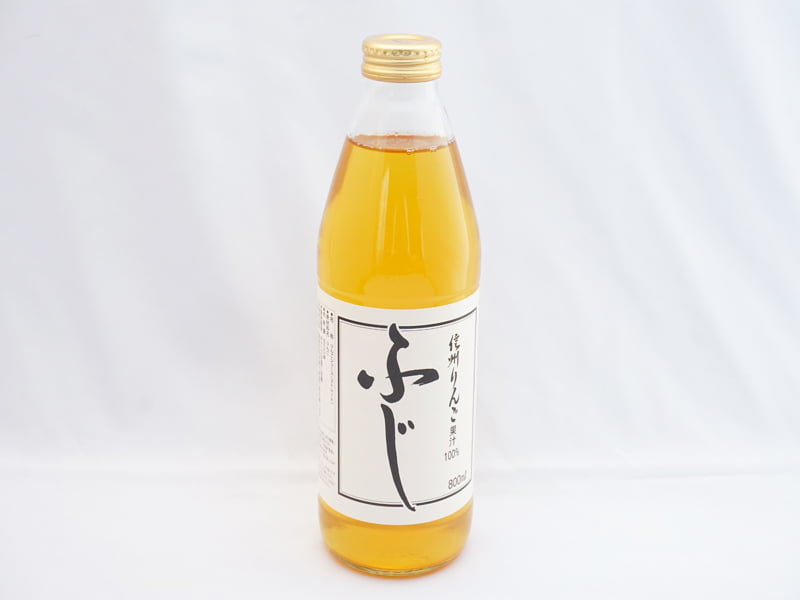 ツルヤ　りんごジュース　ふじ　外装