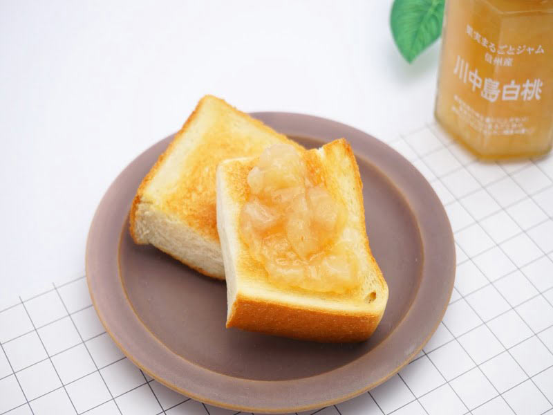 ツルヤ　川中島白桃　中身の写真