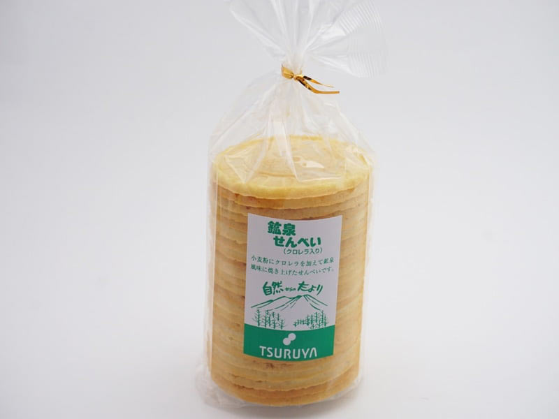 ツルヤ 鉱泉せんべい 外装
