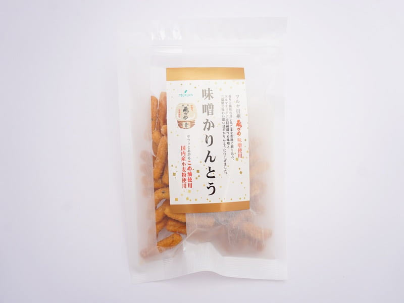 ツルヤ　味噌かりんとう　外装