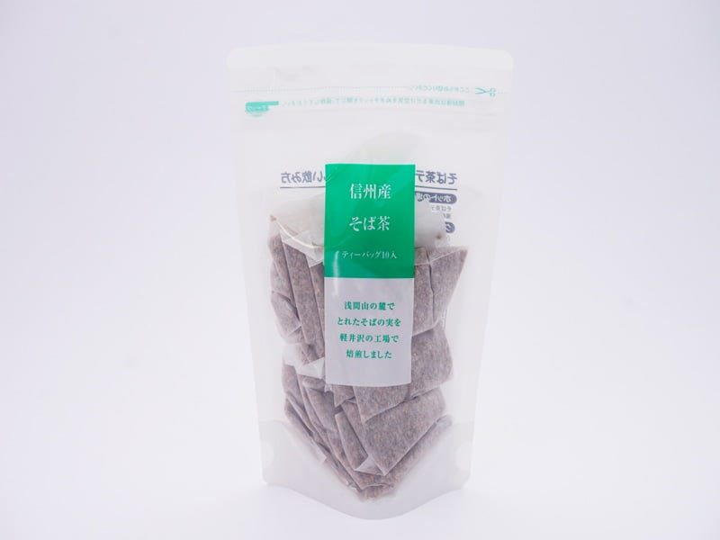 ツルヤ　信州産そば茶　外装