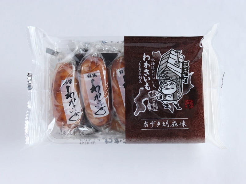 わかさいもあずき胡麻味　外装