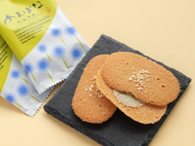 あおばなサンドクッキーレモンクリーム