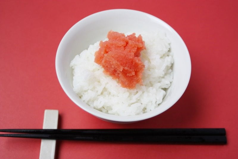 稚加榮辛子明太子盛り付け写真