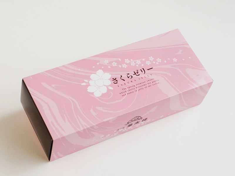 栄太楼 桜咲くさくらゼリー外装