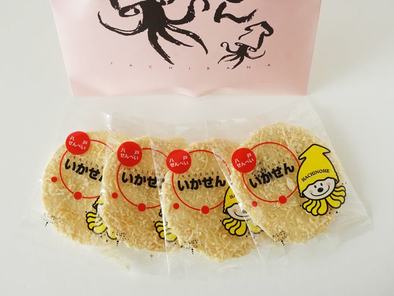 たちばな 八戸せんべい いかせん開封後