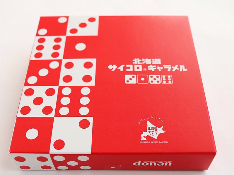 北海道サイコロキャラメルの外装