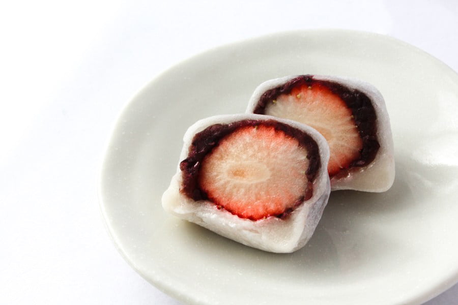 蒸気屋取材 いちご大福