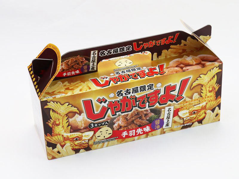 じゃがですよ！名古屋限定手羽先味醤油の外箱写真