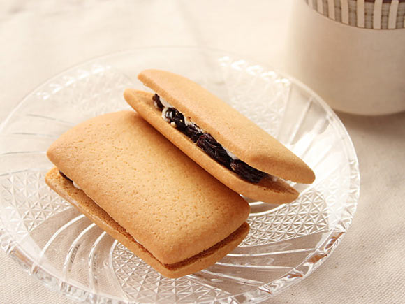 横浜かをり レーズンサンド 中身の写真