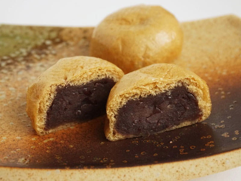 柏屋薄皮小饅頭 つぶあん中身