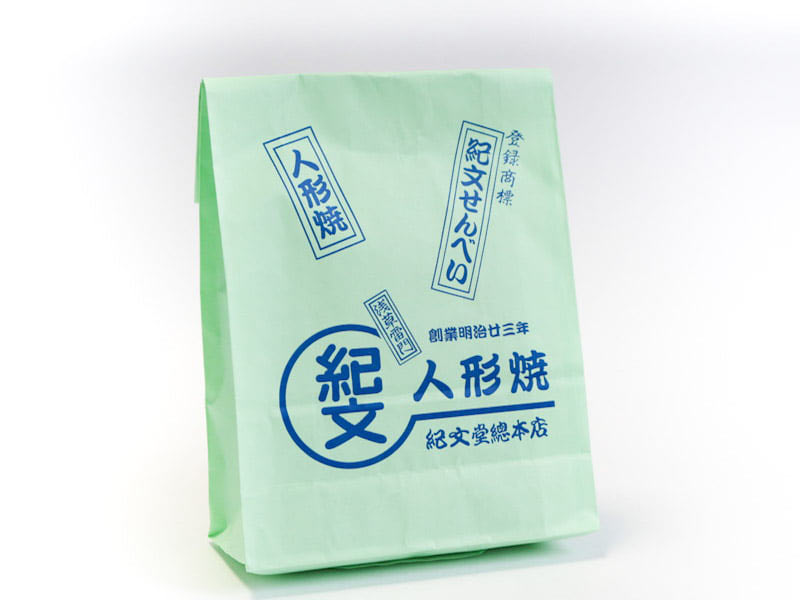 紀文堂総本店 あん入り人形焼 外装