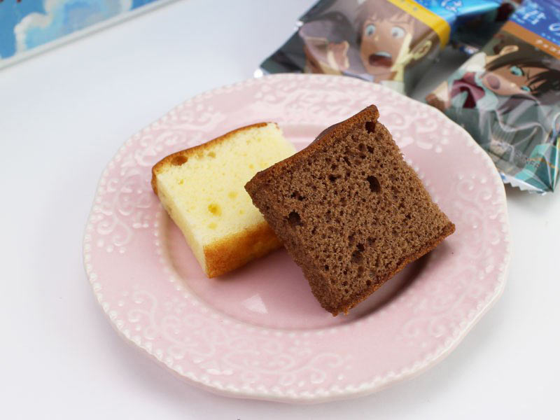 君の名は。チーズケーキ＆チョコケーキの写真