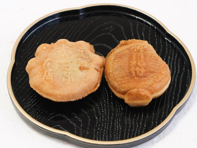 木村屋本店 あん入り人形焼 裏面