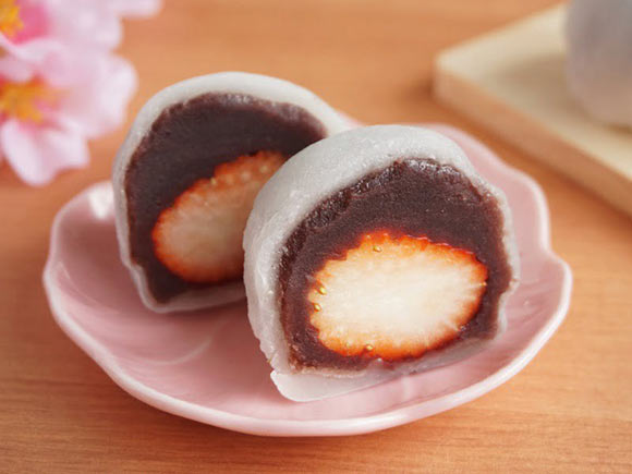 くり屋南陽軒 苺大福 こしあん中身