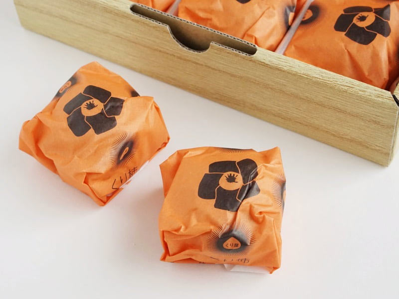 くり屋南陽軒 栗柿開封後