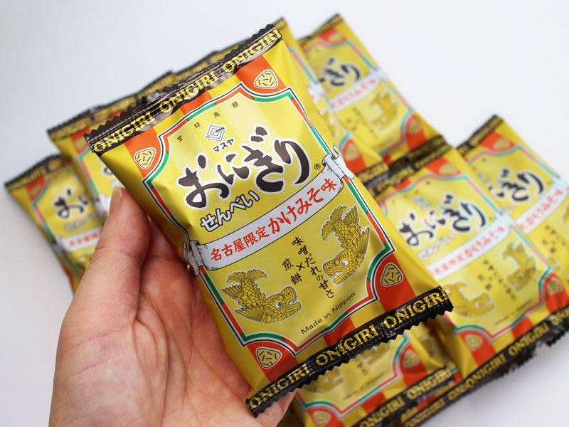 マスヤおにぎり名古屋限定かけみそ味の個包装の写真