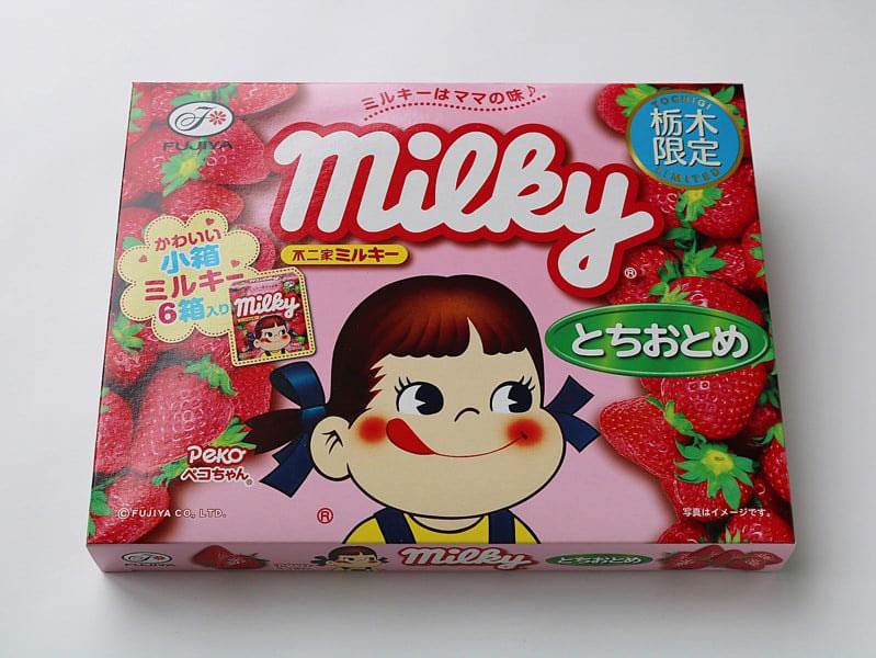 ミルキーとちおとめの外装