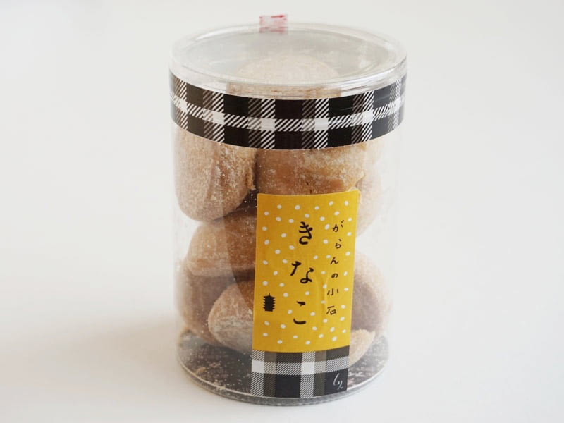菓匠もりん がらんの小石 きなこクッキー外装