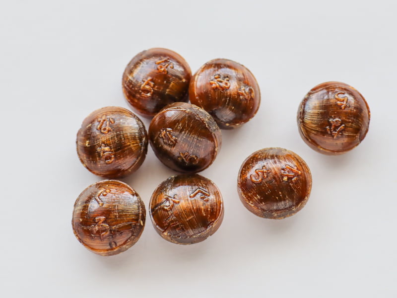 黒あめ那智黒の中身