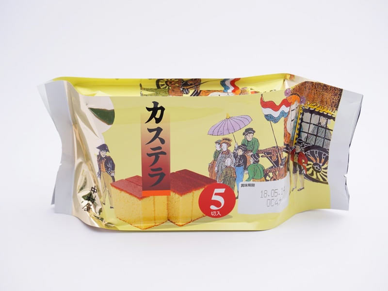 新宿中村屋　パックカステラ　外装