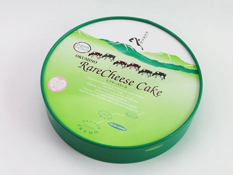 奥美濃レアチーズケーキの外箱写真