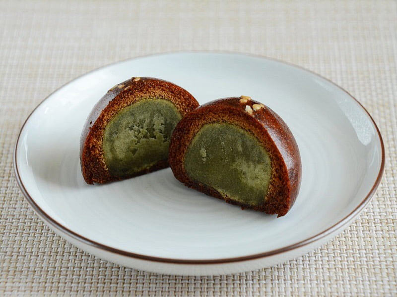 らほつ饅頭 抹茶