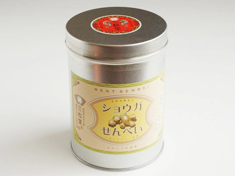 三松堂 ショウガ煎餅外装