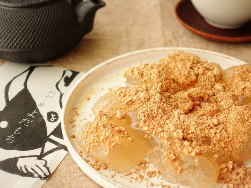 わがし屋 よだもち わらび餅 中身1