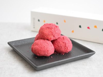 花桔梗 和三盆クッキー ラズベリーまぶし