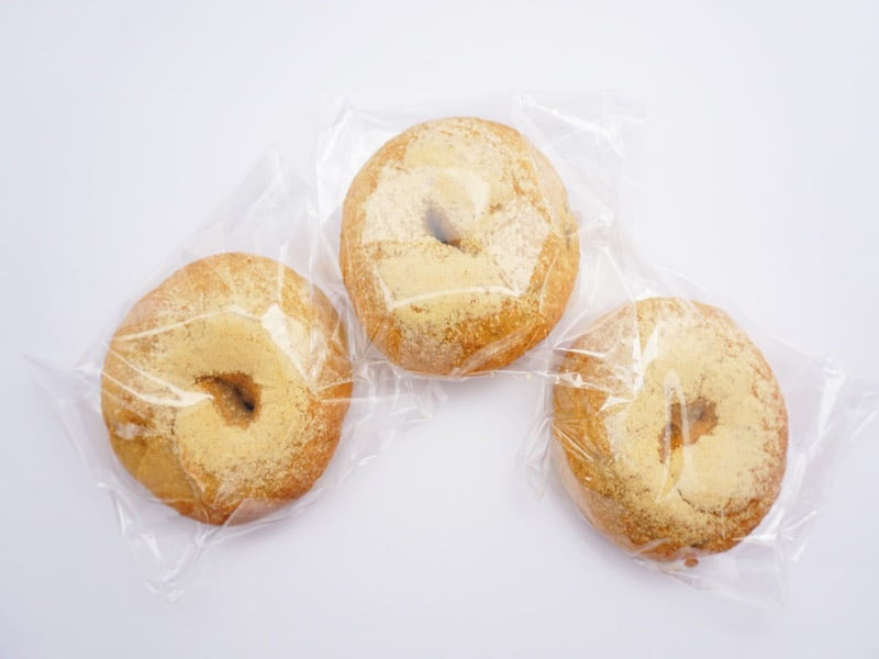 ベーグル屋ハル　栗きな粉ベーグル　外装