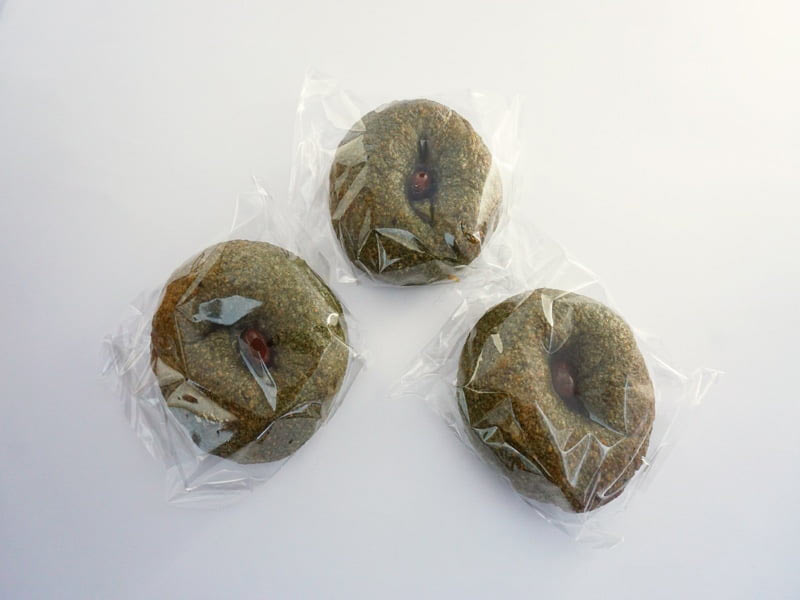 ベーグル屋ハル　よもぎ甘納豆ベーグル　外装