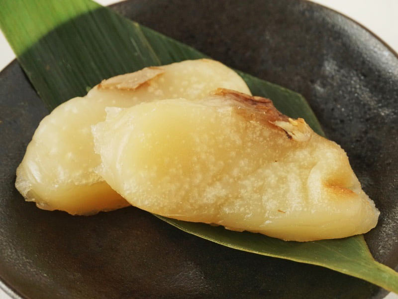 寒月堂 くじら餅 白砂糖くるみ焼いたあと