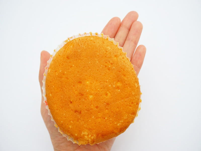 洋菓子ぺジーブル　春日マドレーヌ　中身の写真　大きさ