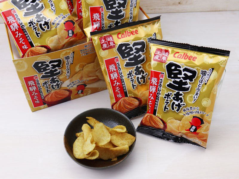 堅あげポテト飛騨みそ味の写真