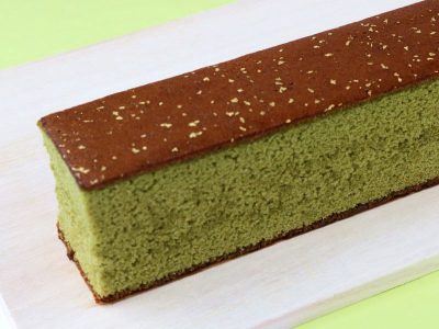 金箔入日光カステラ 抹茶味